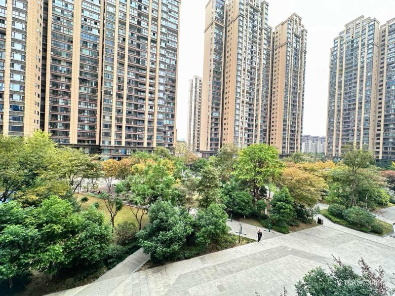 金都华庭63.8 精装套三双卫带中央空调家具家电 正对中庭