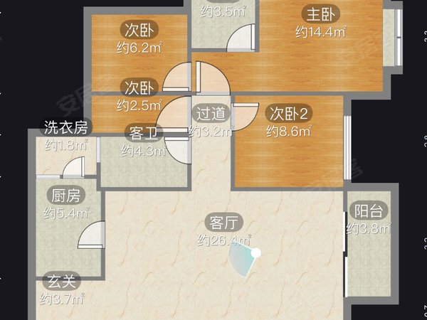 重庆渝北空港川航佳园3号轻轨站双凤桥站20米精装修拎包入住随时看房