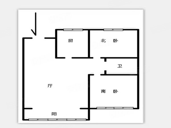 【多图】北村新苑,北村租房,高科园 北村新苑 4号线地铁口 精装套二