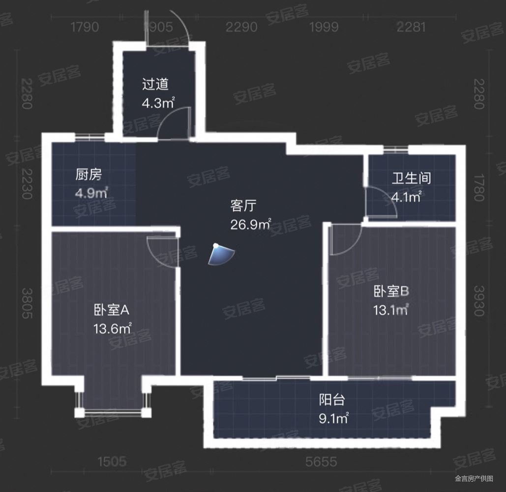 滨江物业,佳源广场二手房,175万,2室1厅,1卫,95平米-绍兴安居客