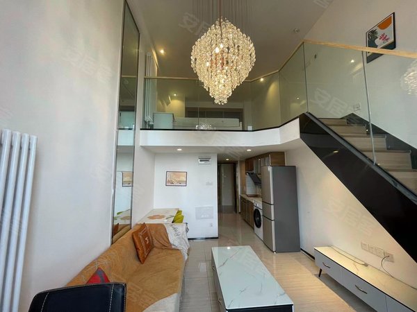 急租loft 恒大城精装公寓,楼下地铁口,配套齐全,拎包入住