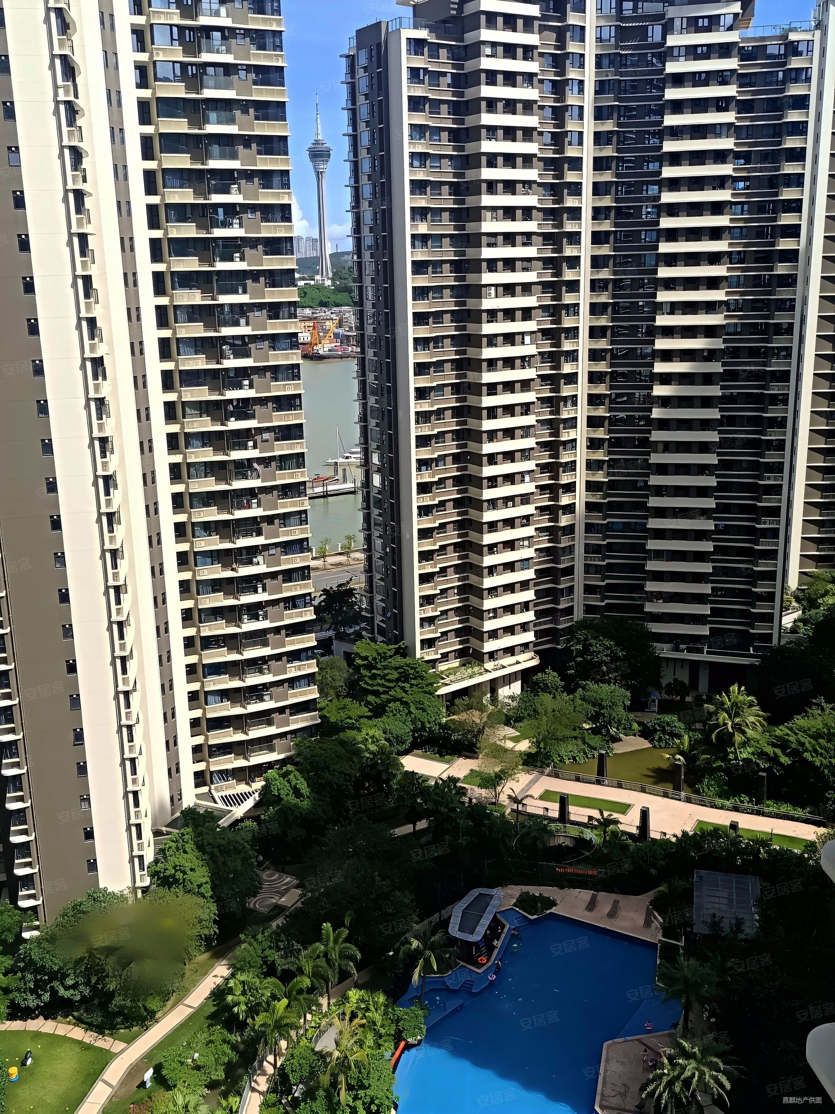 华发峰景湾高层次新房看河景