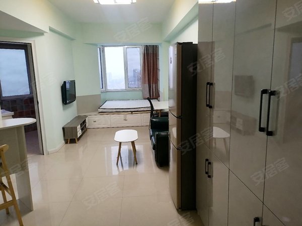 包头昆都仑丰盈道京奥港花园(商住楼)可月付，帝景精装东向踏踏米公寓，采光好，独立厨房，拎包入住！出租房源真实图片