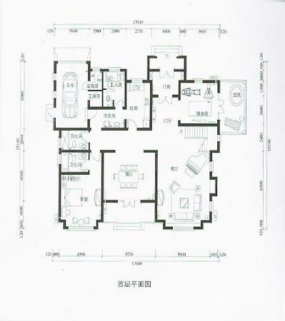 京津新城上京熙园4室2厅4卫383㎡南北390万