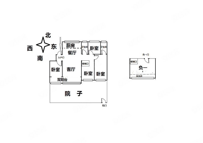 浞河畔高创开发智谷电梯洋房院子120平全天采光