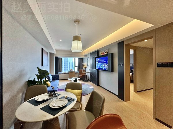 西安高新区软件园美墅月付 一室一厅 高端公寓 带健身房 唐延路 财富