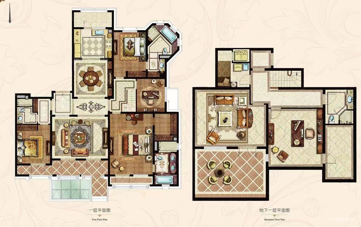 m马德里洋房西班牙风格精装修复式楼大花园大平层