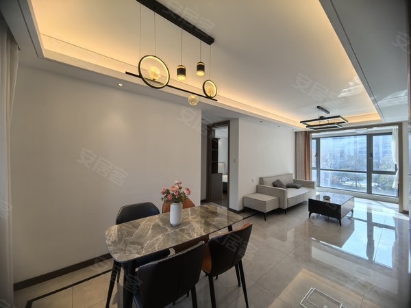 金华婺城湖海塘金地湖塘月色花园金地湖塘月色 豪装三房 家具家电齐全 南门双阳台 可拎包入住出租房源真实图片