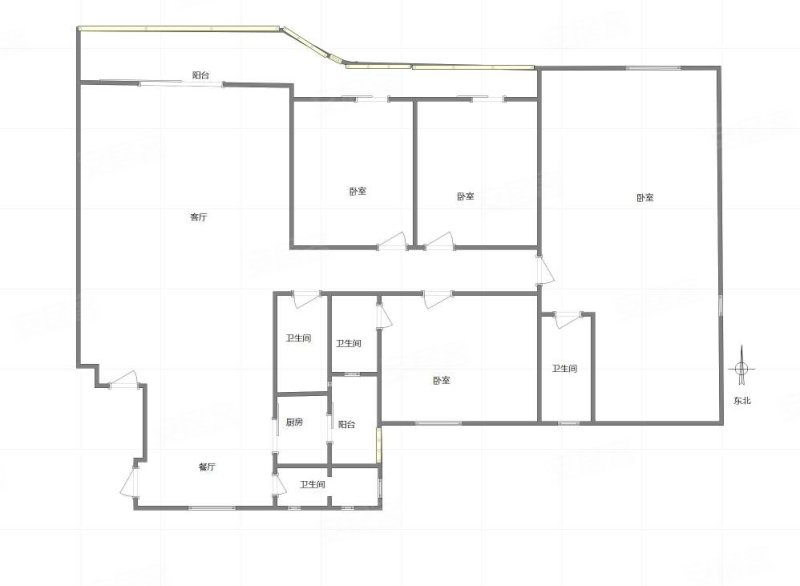 交通便利 近地铁,星悦北恒紫云二手房,350万,4室3厅,4卫,251平米-重庆