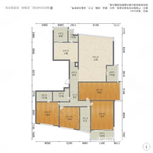 金外滩花园4室2厅3卫207.9㎡南北2980万