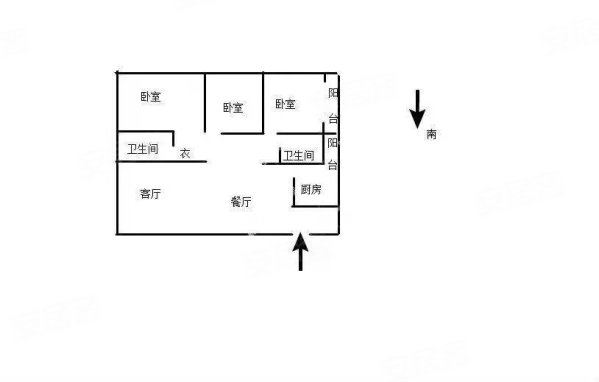 莲池映月3室2厅2卫127㎡南北67.8万