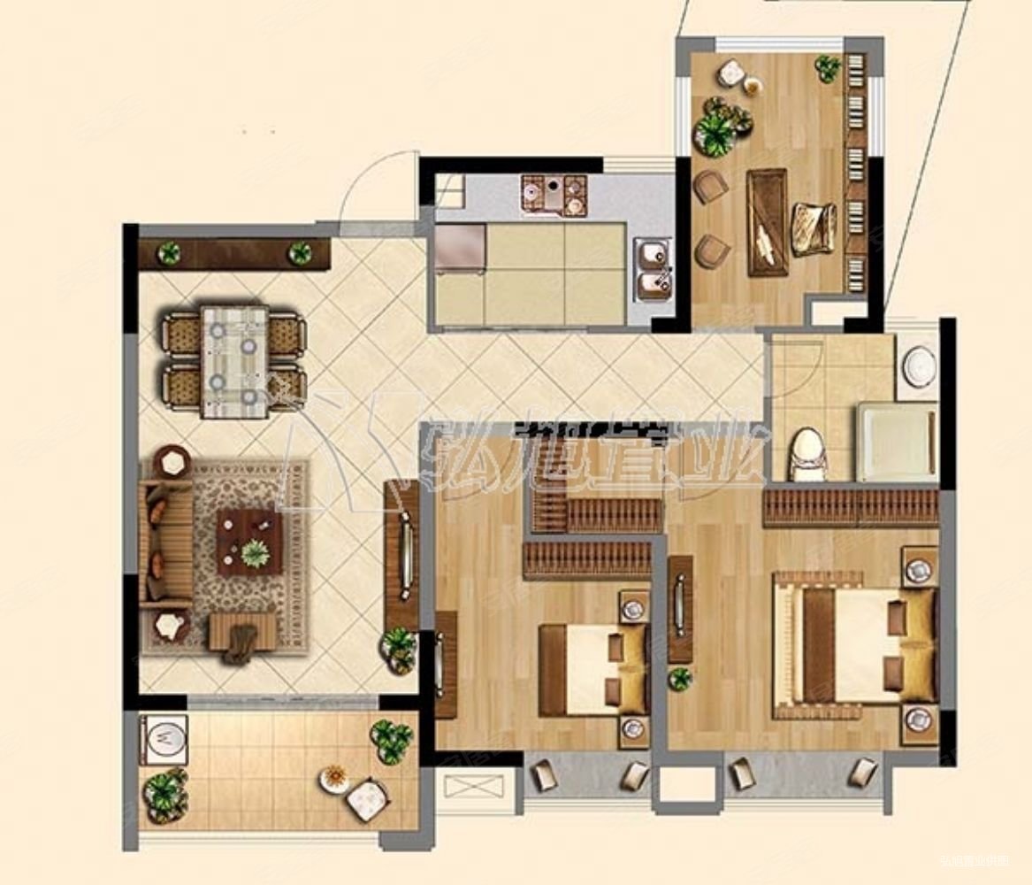紫艺华府 科技供暖 采光好 户型方正 房主置换 看房随时