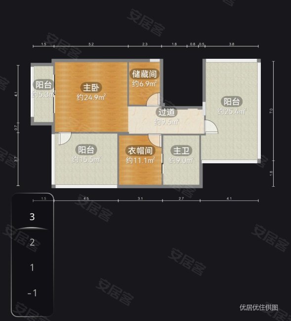 保利公园2010约克郡8室3厅6卫244㎡南北370万