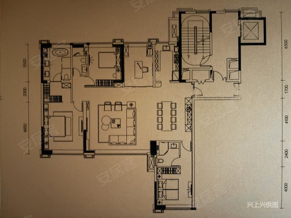 科甲大厦3室2厅3卫80㎡南99.8万