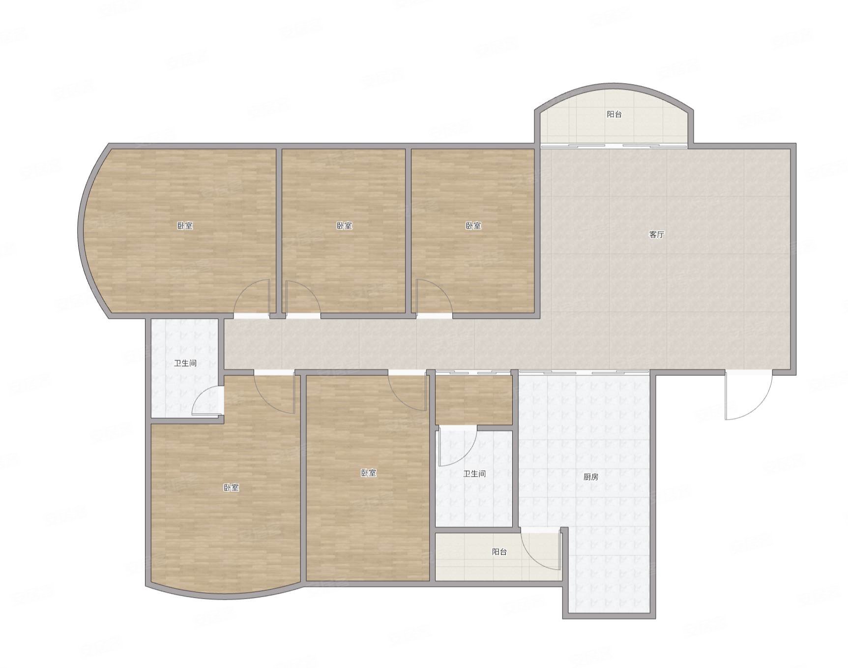 金旺角大平层看南湖景观,金旺角二手房,380万,5室2厅,2卫,236.