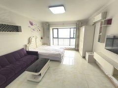 新乡红旗胖东来翡翠城精装一室拎包入住家具家电齐全大胖人民公园西大街百货大楼出租房源真实图片