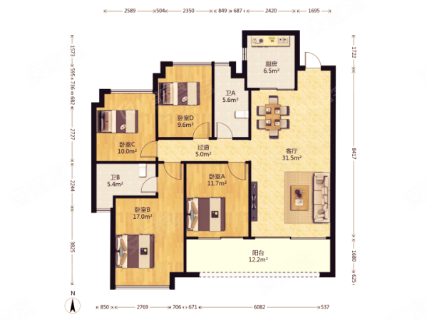 真实保证佛山保利天悦少量户型业主诚心出约看