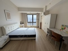 合肥滨湖新区万达文旅城精装一室一厅全屋定制，家电齐全，拎包入住，楼下万达城融创茂出租房源真实图片