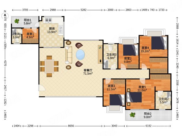 中山房产网>中山二手房>东区二手房>中山海关二手房>奕翠园>