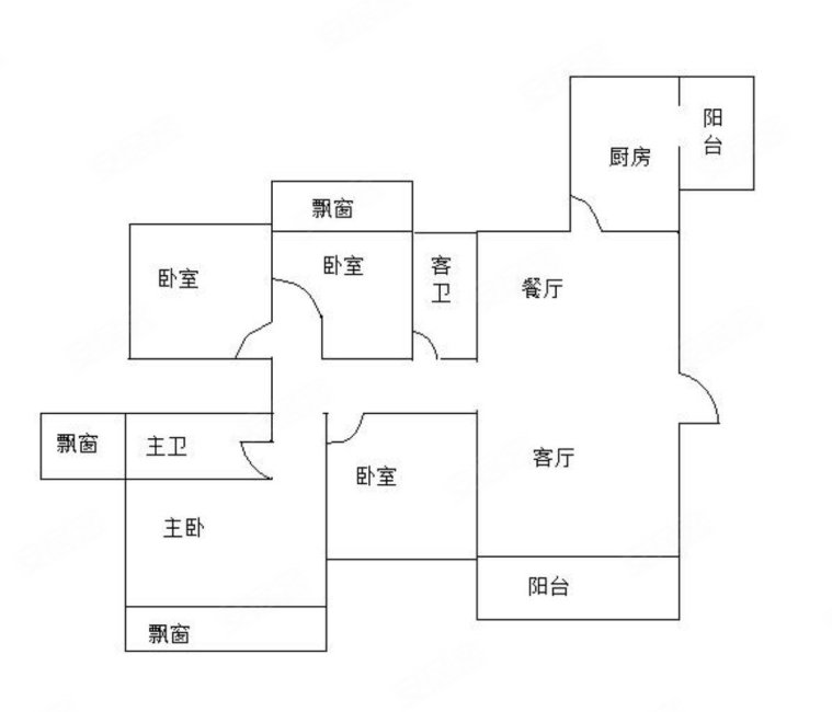 西城1号二手房,105万,4室2厅,2卫,126.82平米-南宁安居客