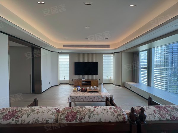 深圳福田福田中心区深圳中心天元岗厦天元花园高层看公园景观,业主