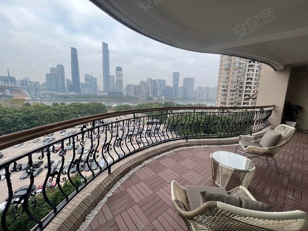 广州海珠广州塔珠江帝景苑帝王视角望珠江新城cdb 一线江景  豪华全新