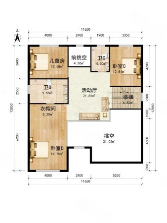 中国院子5室4厅6卫376.37㎡东3950万