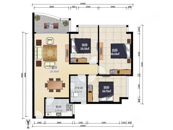 深圳南山西丽留仙居西丽地铁口 留仙居精装三房 家电全齐 钥匙看房