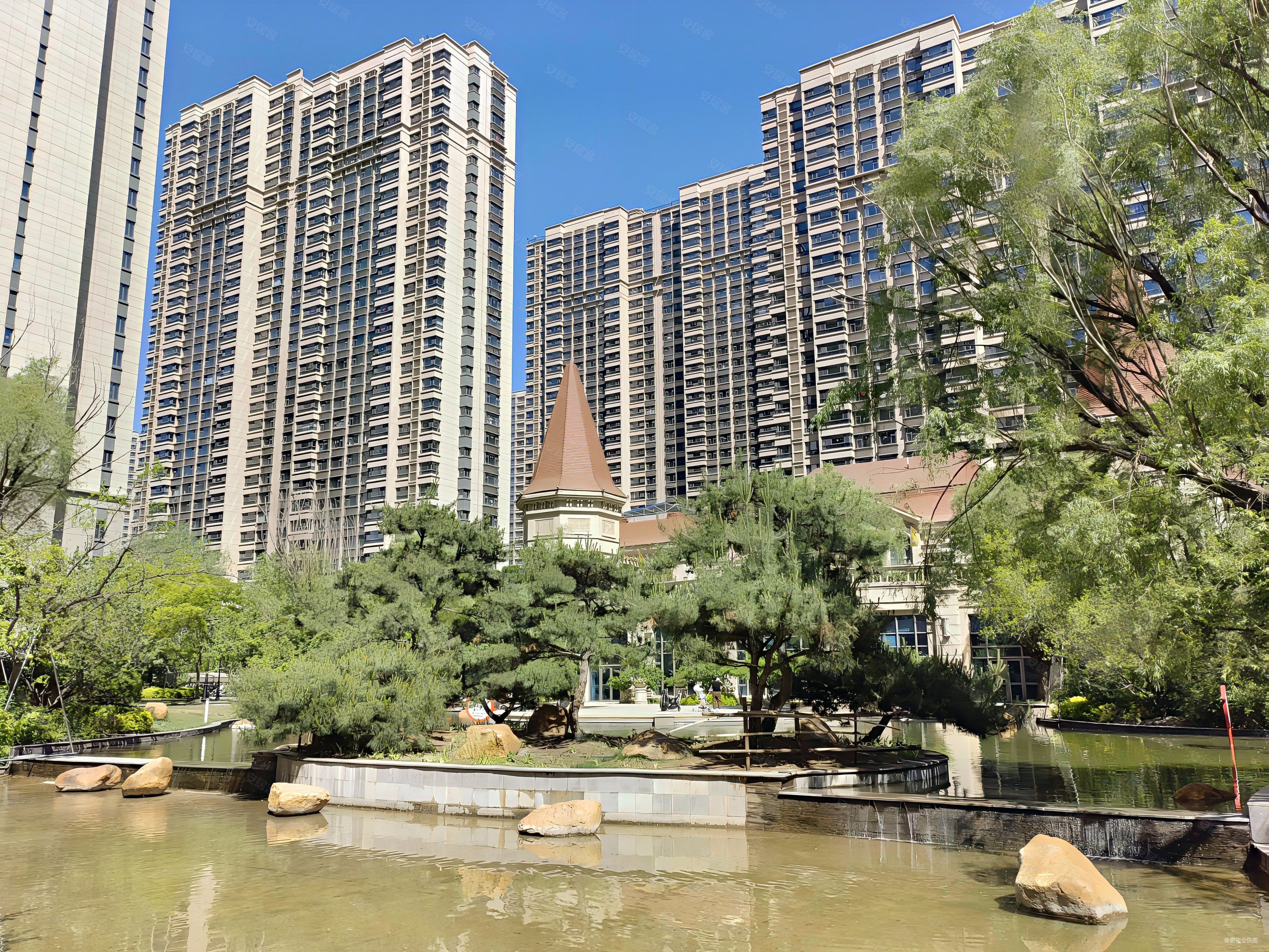 滨河东医院旁园林示范小区恒大御景湾南北2居前期15w