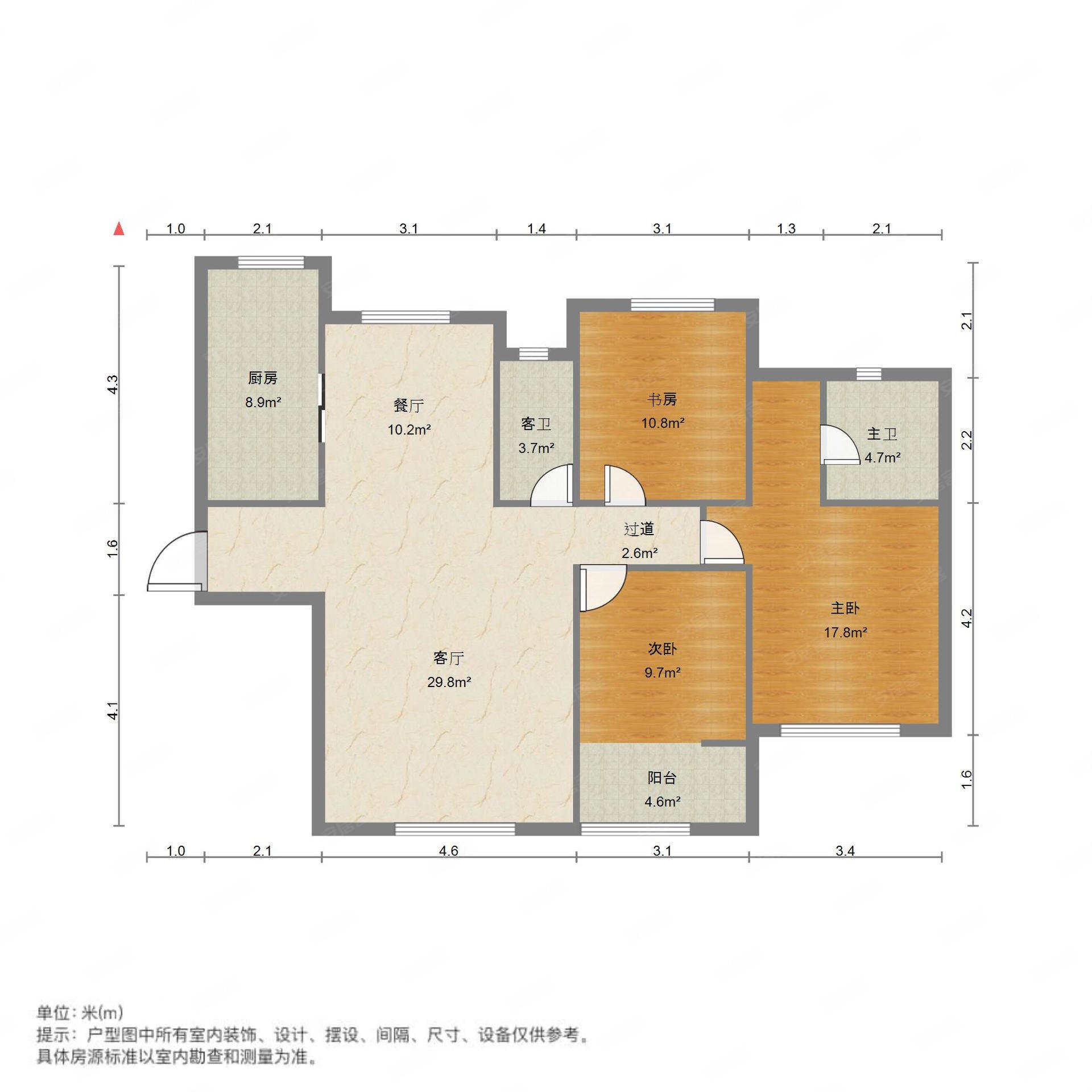 小高边户 全明户型 三面宽 南北正通透 采光视野好 龙洞,名悦山庄二手