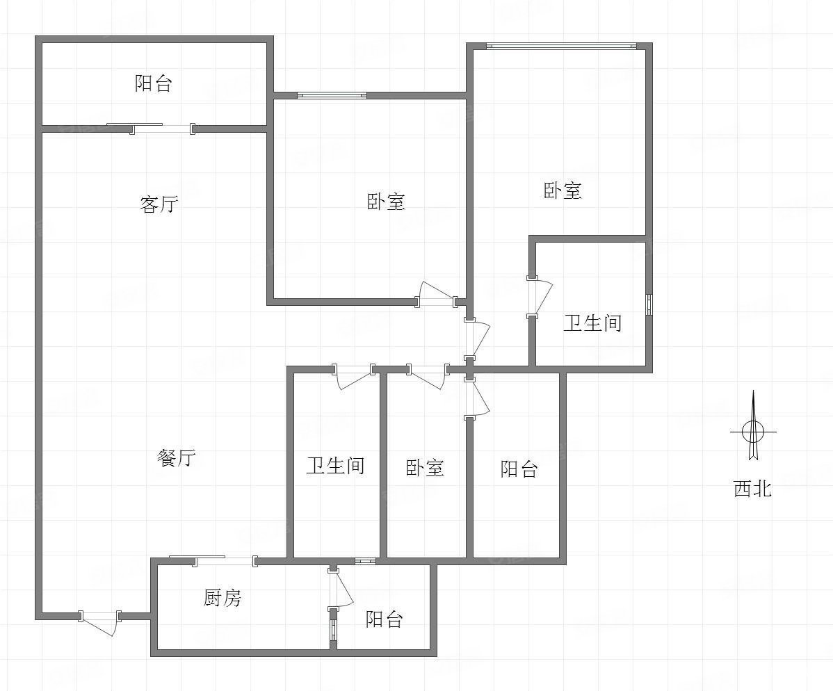 御璟湖山璟樾3室2厅2卫98㎡北114万