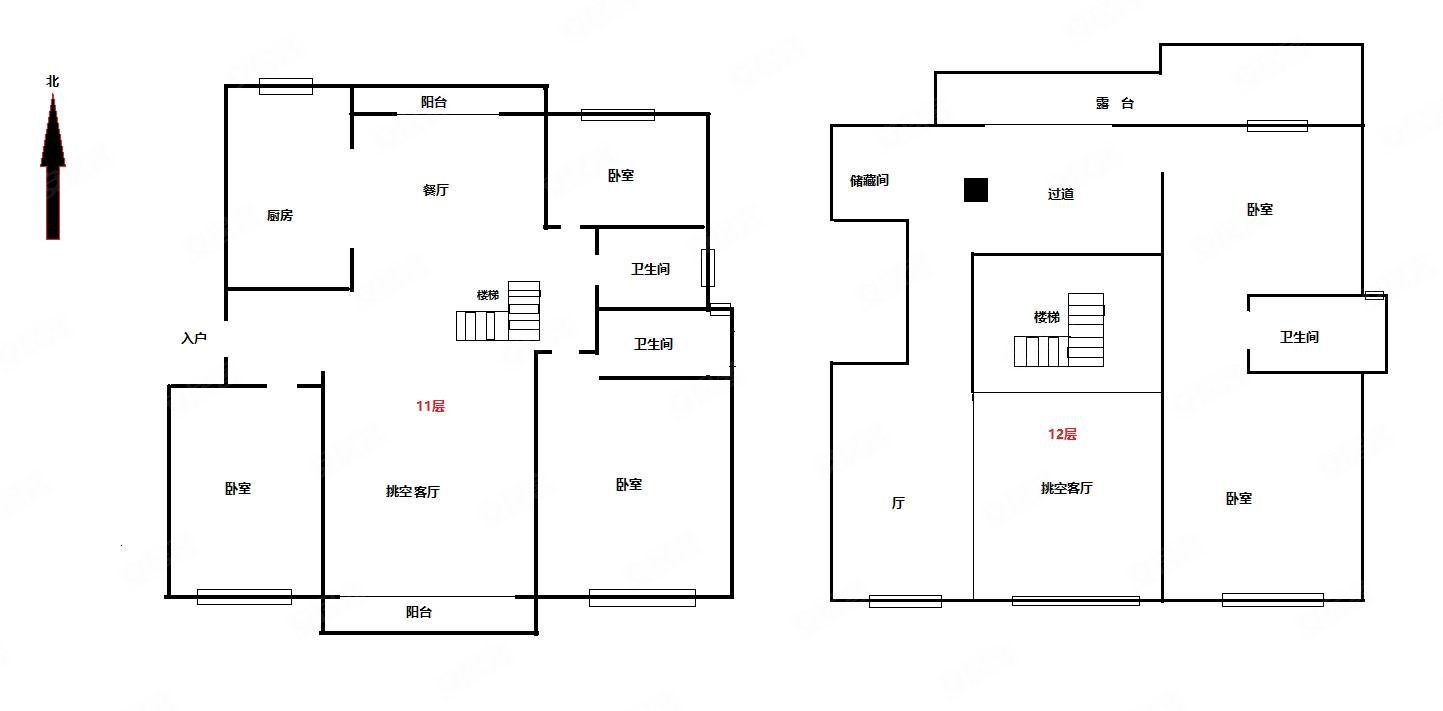 煊灿凤凰湾5室3厅3卫200㎡南北198万