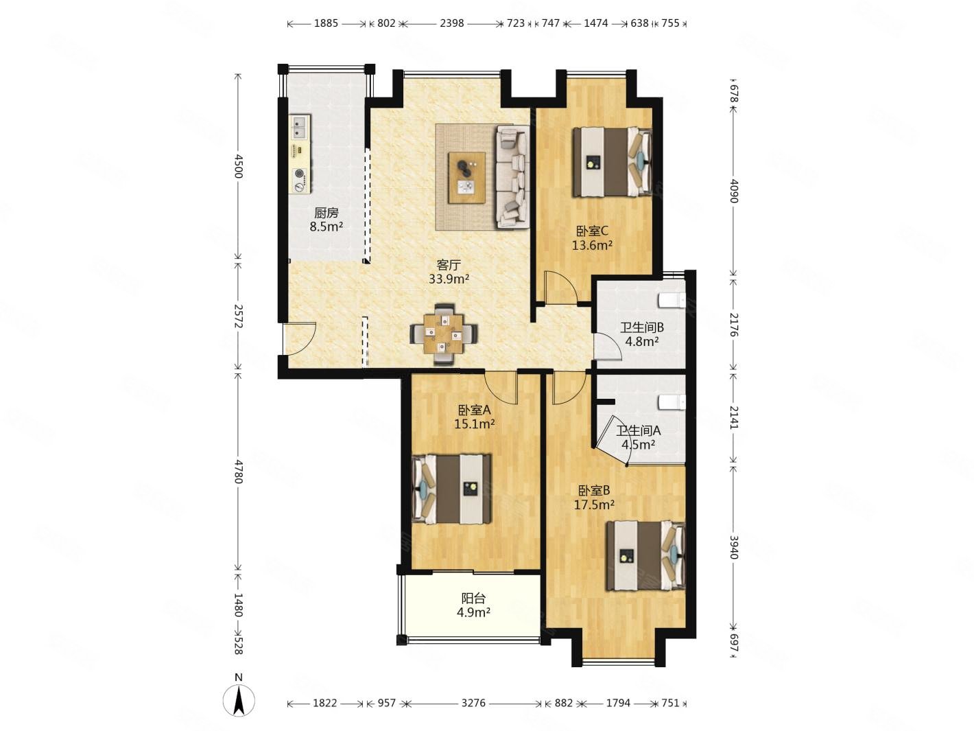 滨江瑞景家园满五医疗配套成熟临地铁高楼层视野好