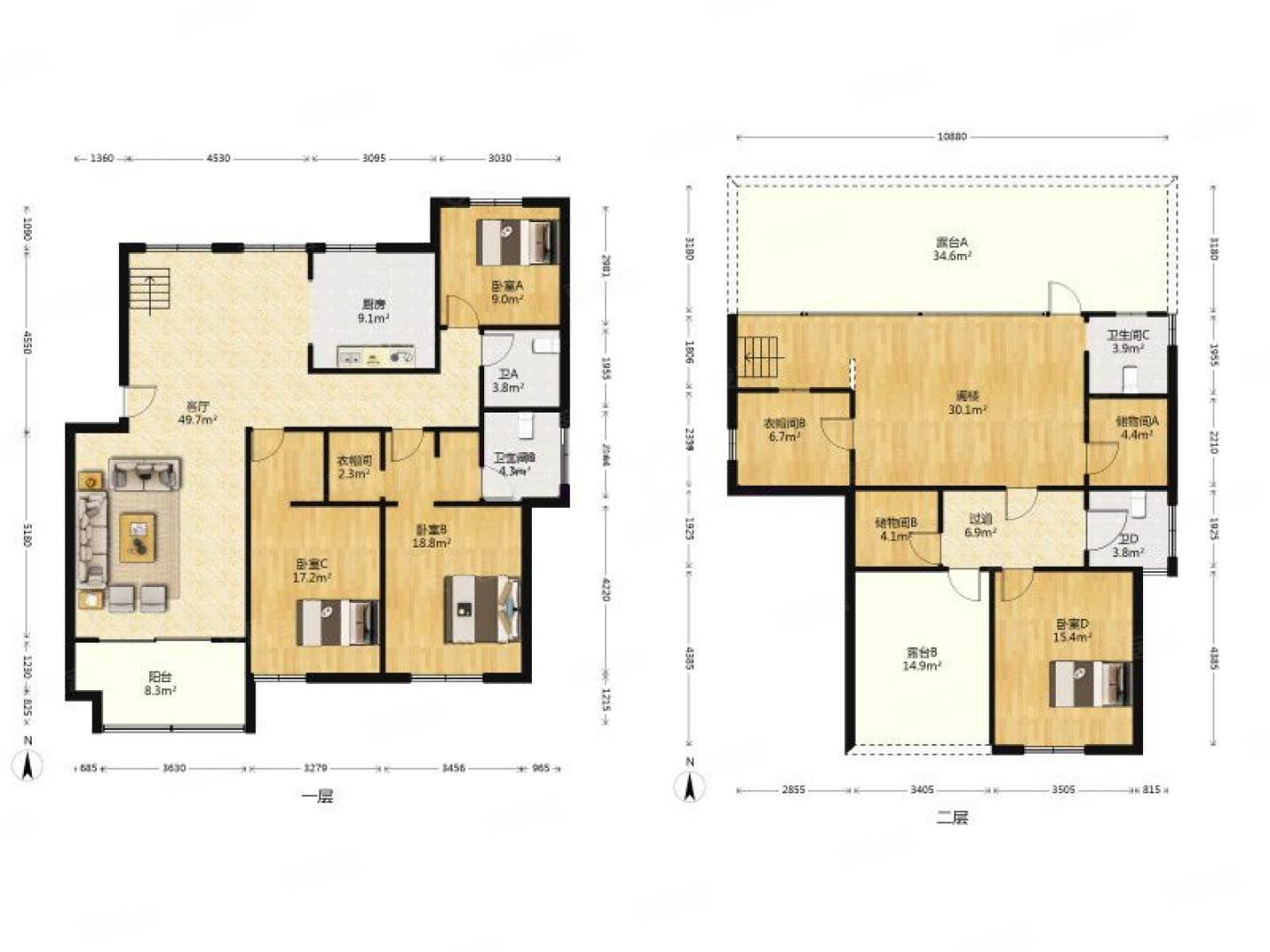 实房洋房顶楼复式精装修保养好业主诚心出售看房随时方便