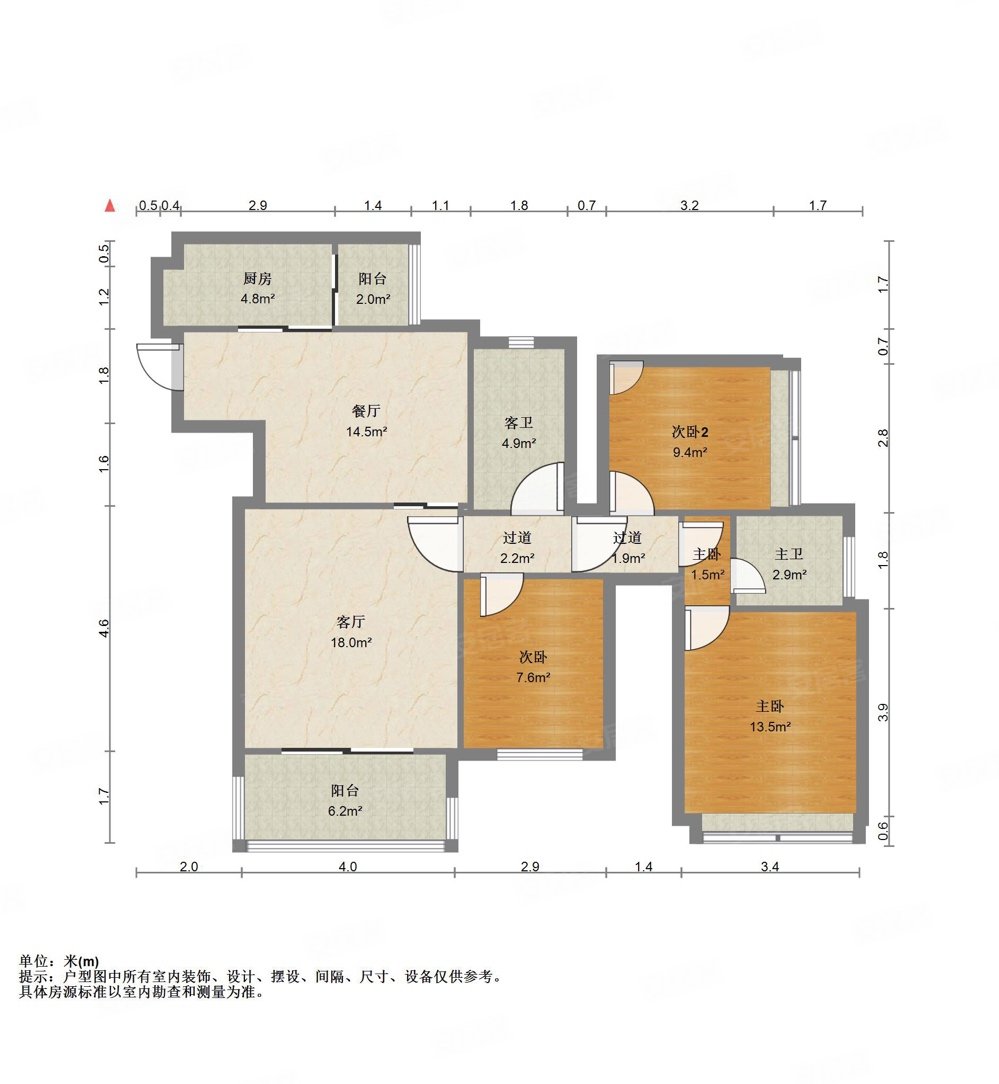 新区洋房底跃带前后超大花园超大户型任你自由改造