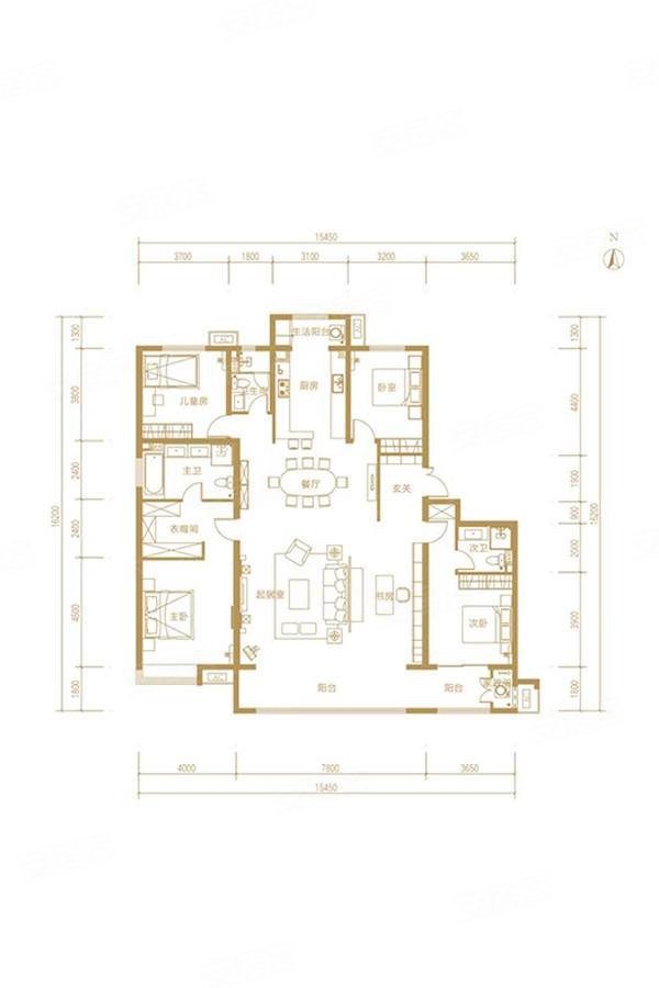 南中环山大附近改善保利东郡大四居75开间有钥匙
