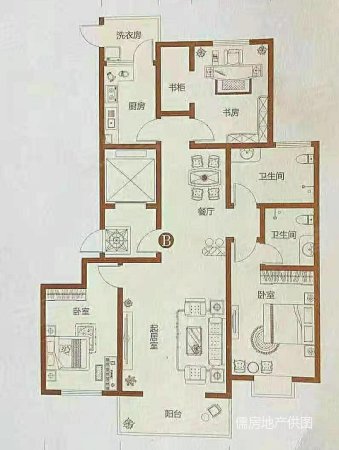 日昱城3室2厅2卫148.95㎡南北75万