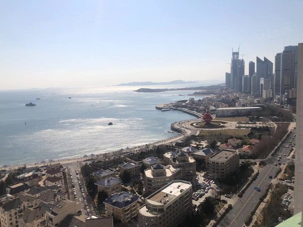青岛市南五四广场海悦东海世家180度广阔海景 复式适合工作室,居住