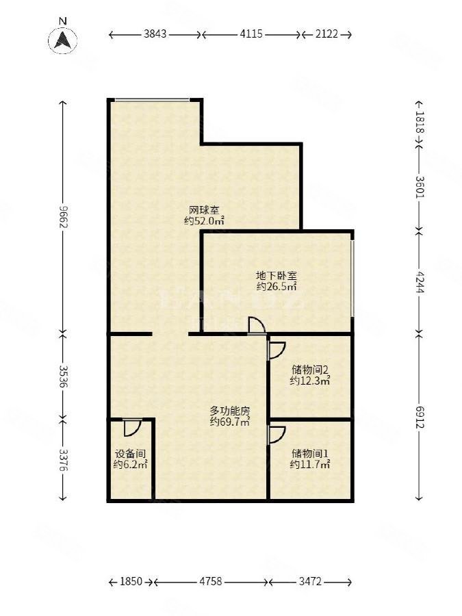 润泽庄园4室4厅4卫376.19㎡东3300万