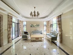 佛山禅城湖景中海联排别墅 4层 单边花园租22000 带电梯 地下室出租房源真实图片