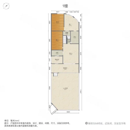 东方今典7室3厅3卫185㎡南北820万