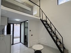 深圳宝安西乡南山前海直达 碧海湾西乡天虹 精装修复式一房一厅带露台出租房源真实图片