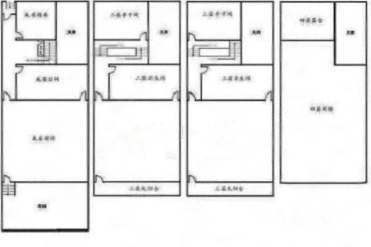 南昌路沿街整栋新里,边套三面临空,总高三层,住宅性质税少,南昌路58号