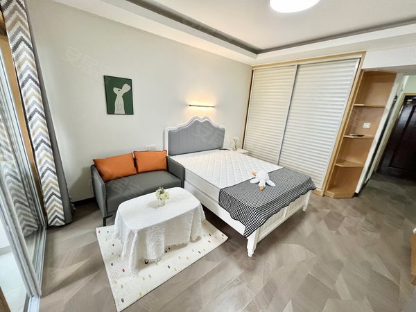 创业中心,实拍非假图,精装修,一室一厅单身公寓出租房源真实图片