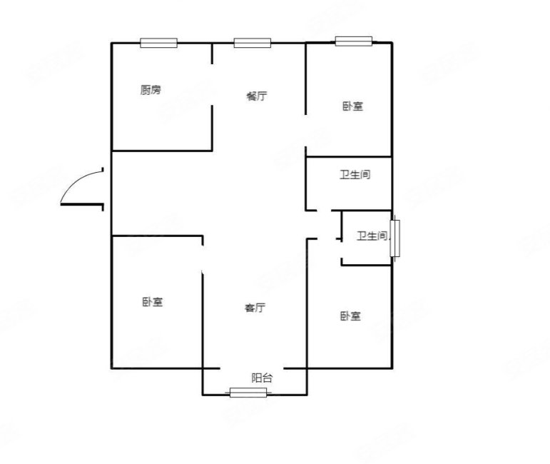 急售,h户型带储带买断车位,三室两厅双卫,精装好楼层.