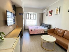 日照东港山海天看海精装修公寓，家具家电齐全，拎包入住。出租房源真实图片