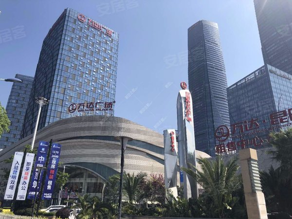 昆明西山大商汇万达广场国际公寓昆明万达广场80平办公室出租 润城