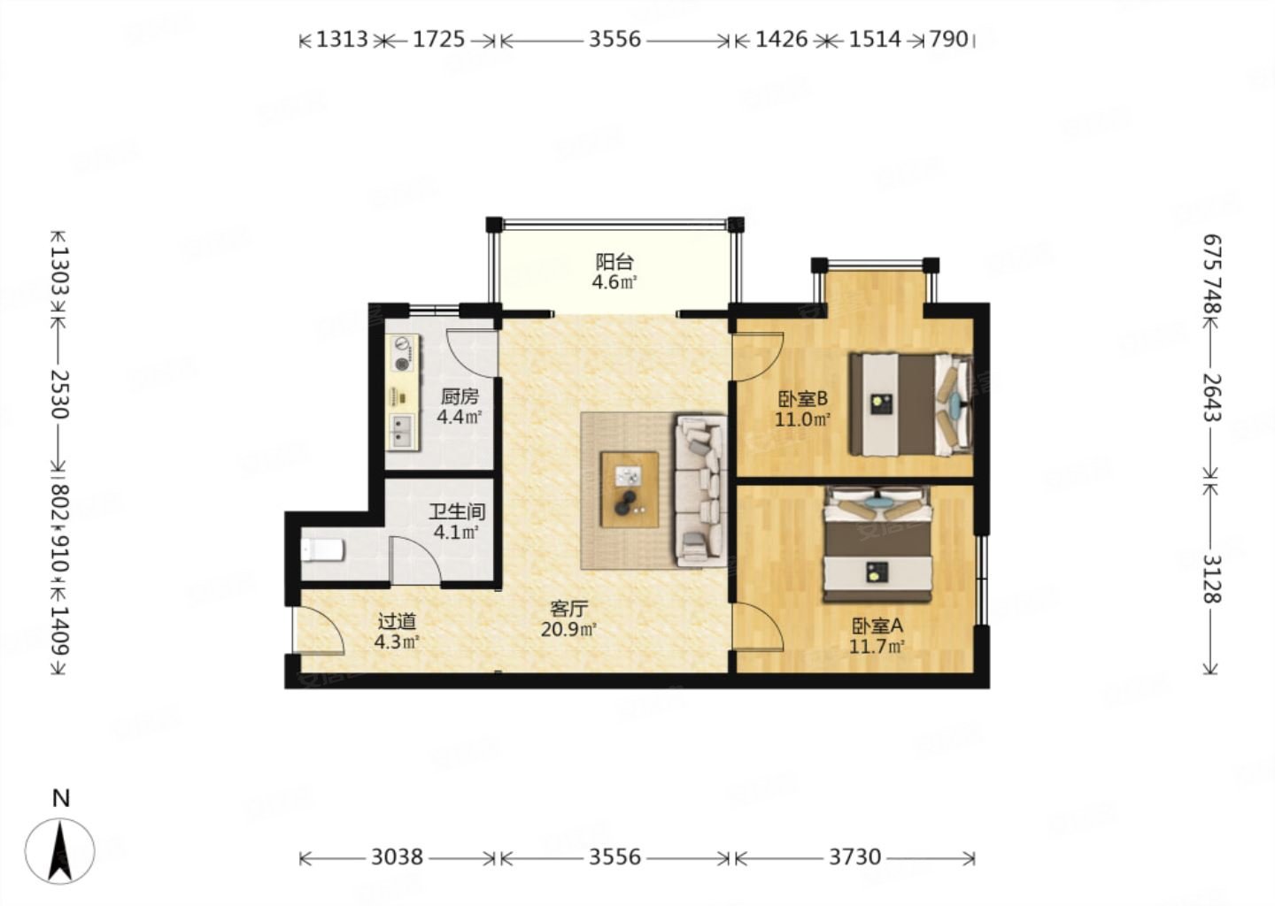 西安房产网>西安二手房>莲湖二手房>汉城路二手房>宏府鹍翔九天>1440