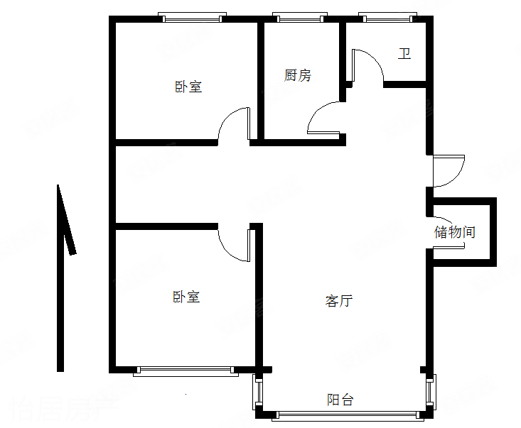 51万出售上海花园 精装大2室 交通便捷 户型好 可分期,上海花园二手房