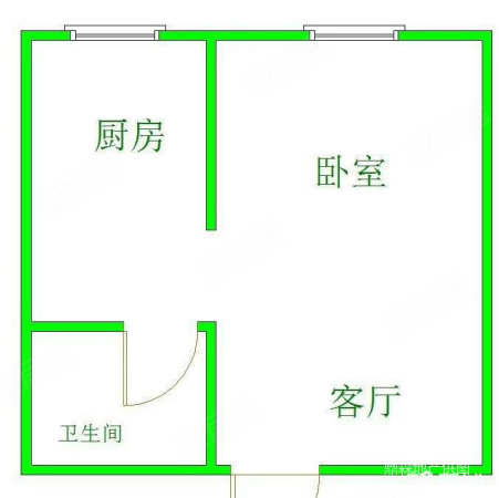 正阳公馆1室1厅1卫33㎡东9.8万